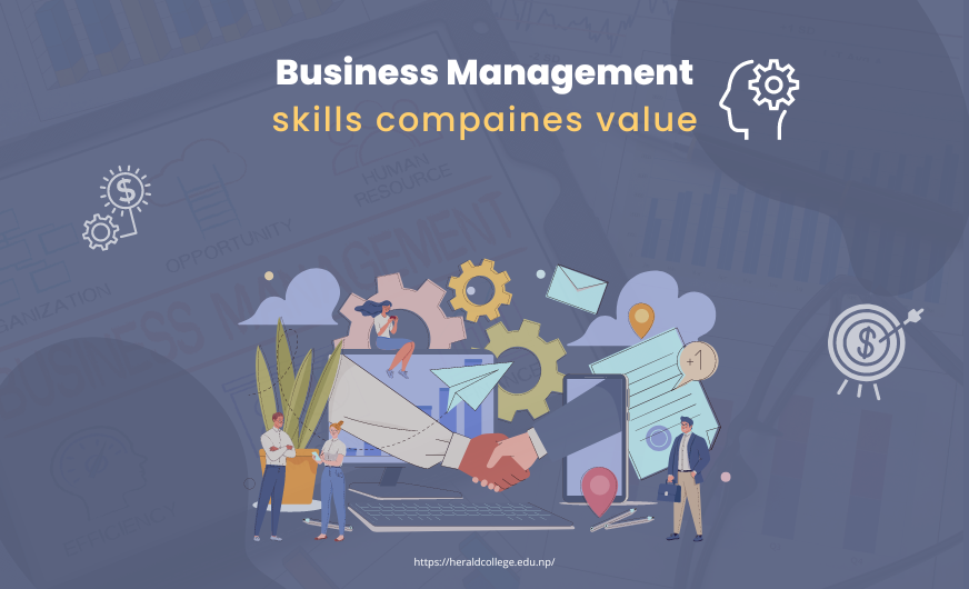Business management skills companies value